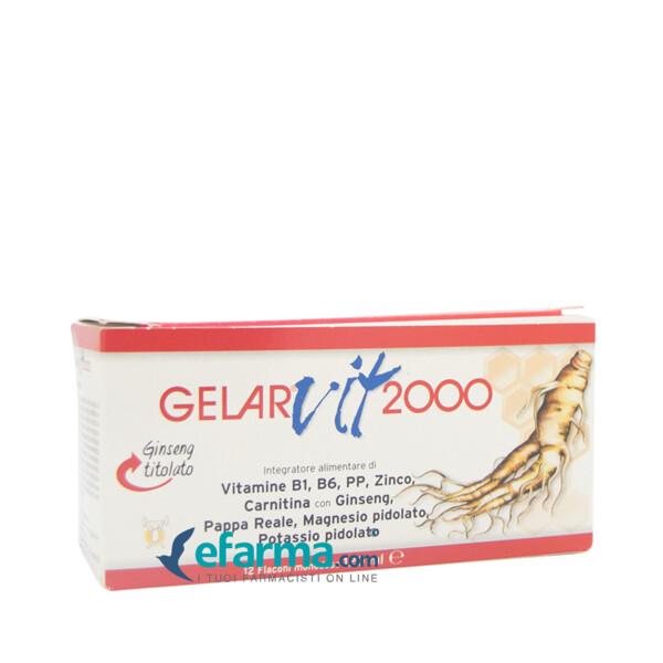 Gelarvit 2000 Integratore Tonico Energetico 12 Flaconcini