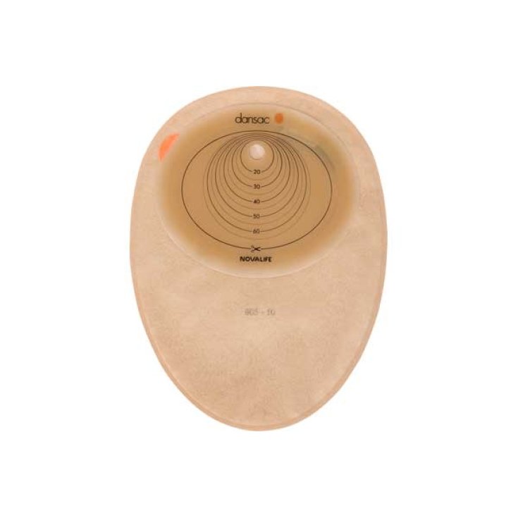 Sacca chiusa per colostomia anatomica rivestimento in tnt flangia per cintura opaca nova 2 55mm 30 pezzi
