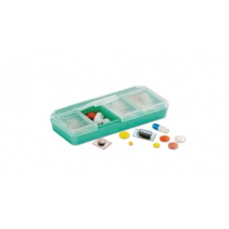 Pillolbox Portapillole Giornaliero Grande 4 Scomparti - S.A. Consulting&Trading