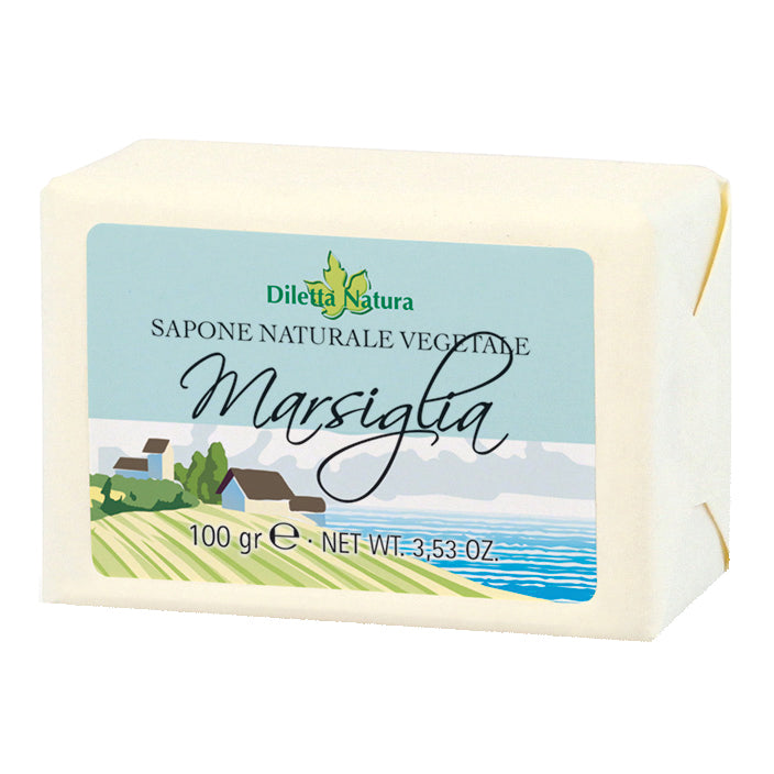 Farmaderbe Diletta Natura - Sapone Naturale Vegetale Marsiglia, 100g