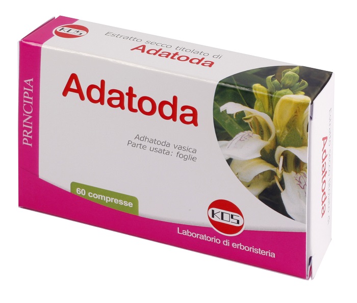 Kos Principia - Adatoda Estratto Secco Integratore Alimentare, 60 Compresse