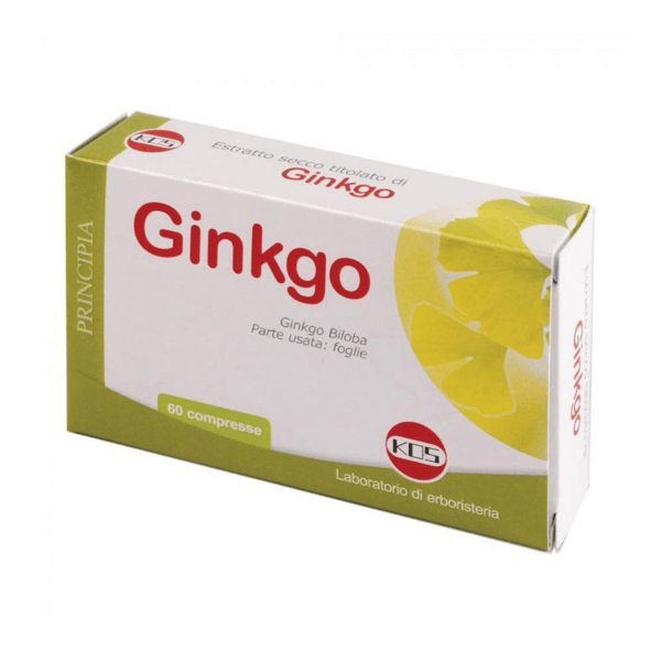 Ginkgo Biloba Integratore per Memoria e Circolazione 60 Compresse