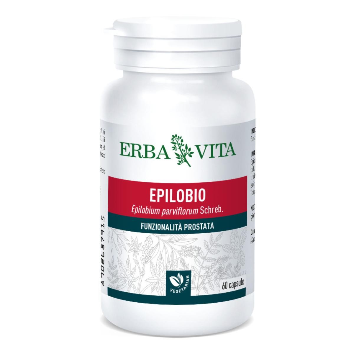 Erba Vita Epilobio integratore per la prostata 60 capsule