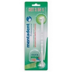 Mentadent Professional Set Interdentale 2 In 1 Con Manico