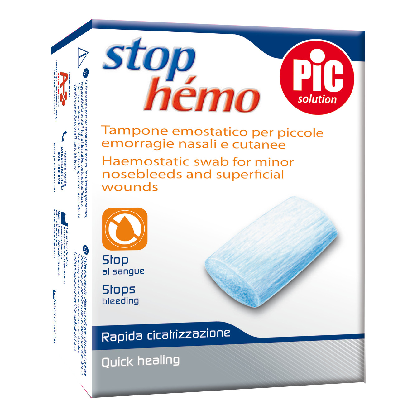 Tampone emostatico sterile stop hemo 5buste