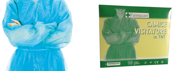 CAMICE VISITATORE TNT 10 PEZZI — confronto prezzi
