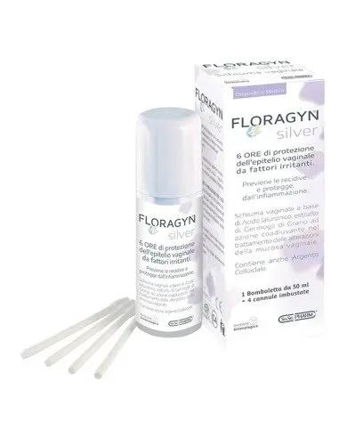 Floragyn Silver Schiuma Vaginale Coadiuvante Mucose 50ml