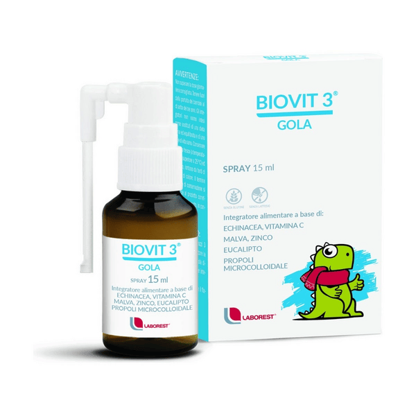 Biovit 3 Gola Spray Orale Integratore Per Bambini 15 ml