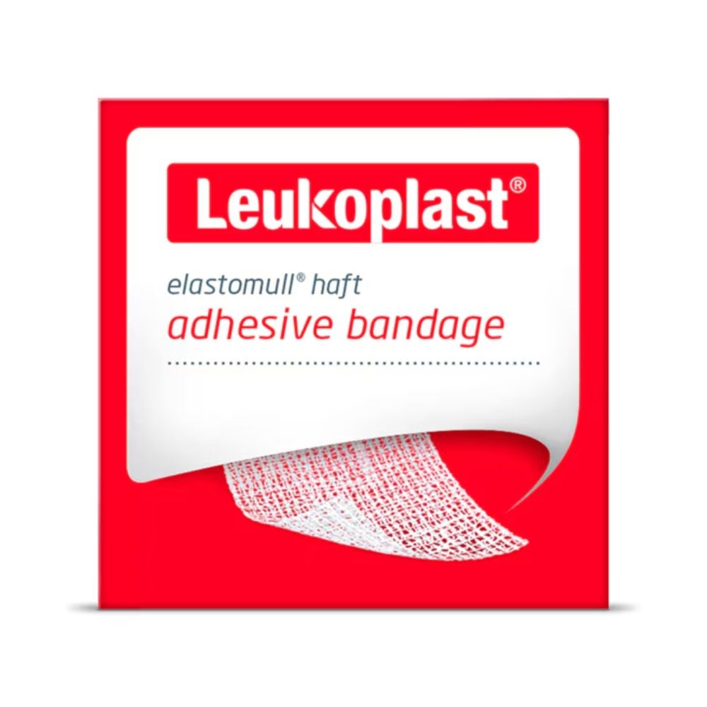 Leukoplast Elastomull Haft Benda Elastica Coesiva per il Fissaggio di Medicazioni Stecche e Cannule Misura 10cm x 20m, 1 Pezzo