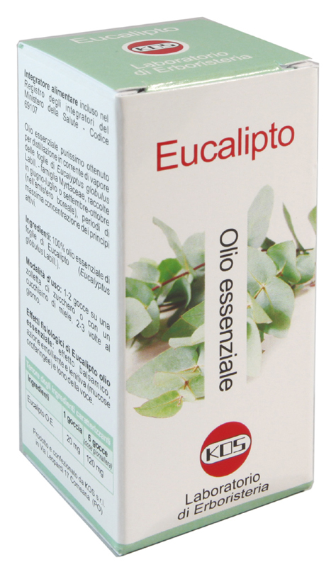 Eucalipto Olio Essenziale Per Il Benessere Delle Vie Respiratorie Gocce Orali 20ml