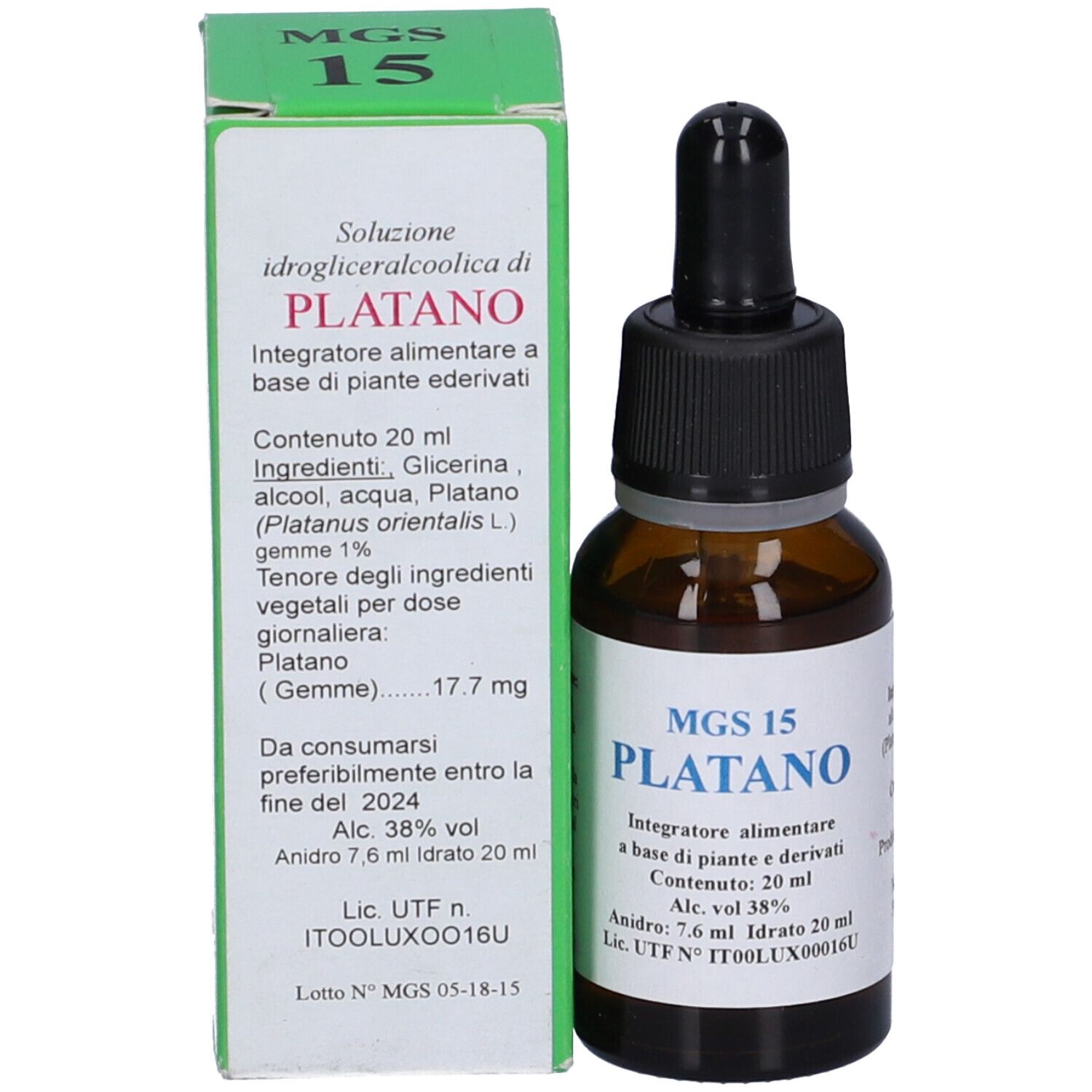 Alkaest, MGS15 Platano MG SPG, 20 ml