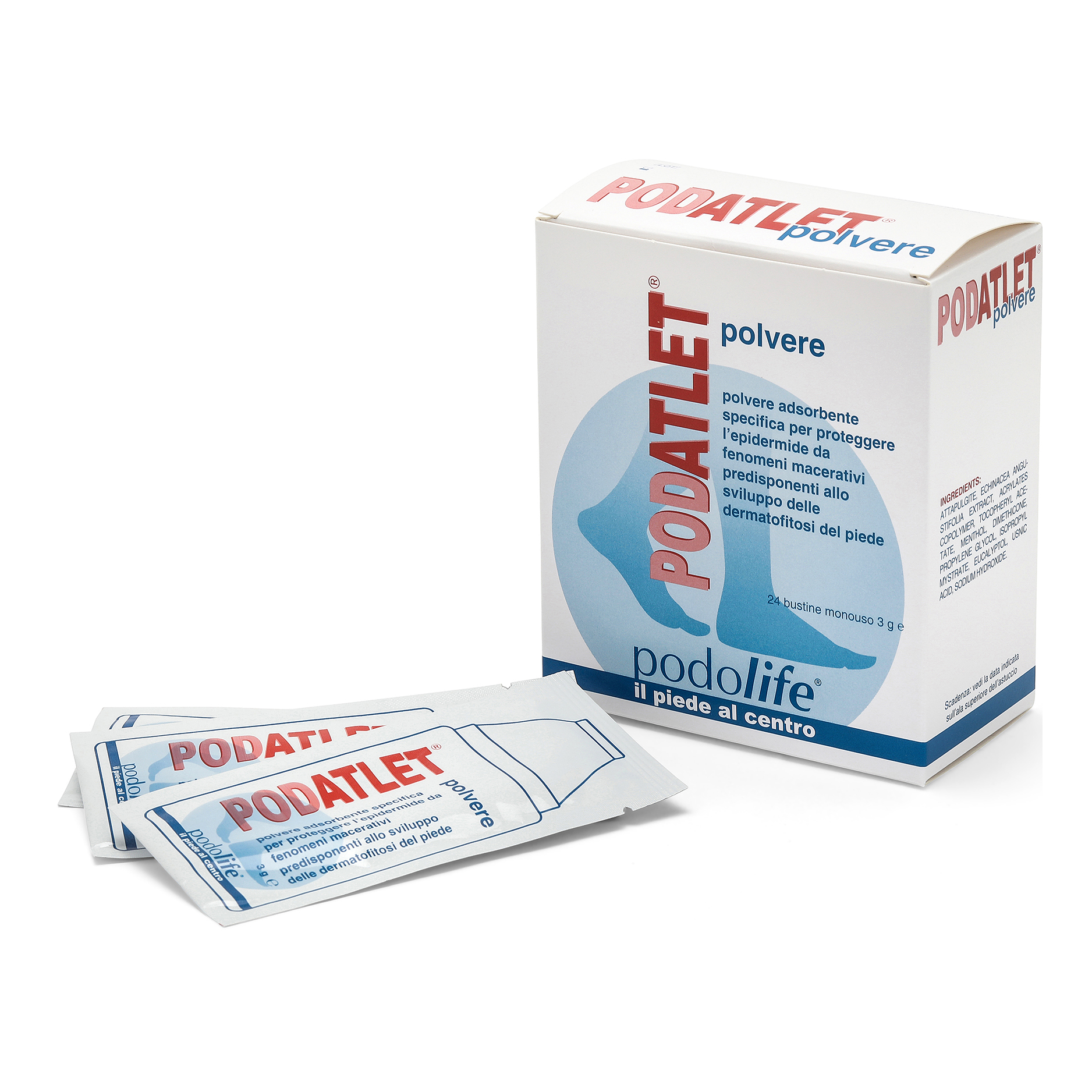 Podatlet polvere piedi 24 bust.3g — confronto prezzi