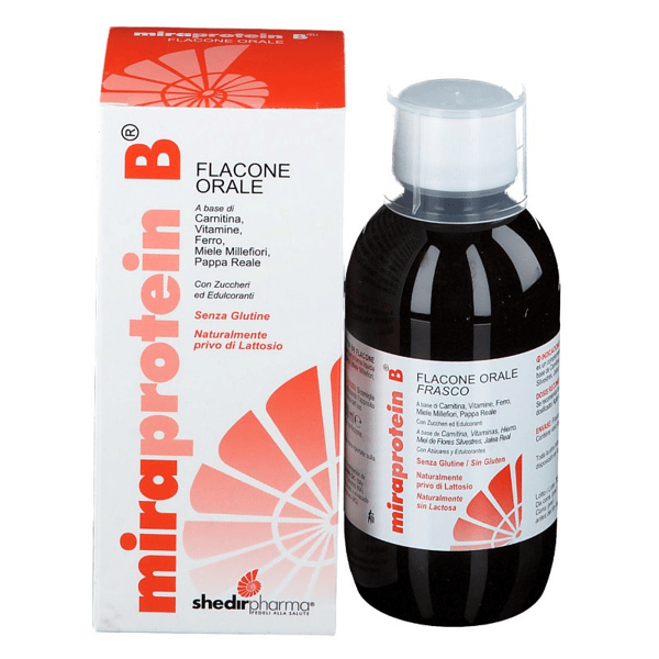 Miraprotein B Integratore Polivitaminico e Poliproteico Sciroppo 200 ml