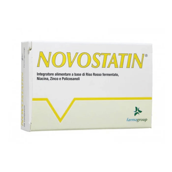 Farma Group Novostatin Integratore Colesterolo con Riso Rosso 20 Compresse