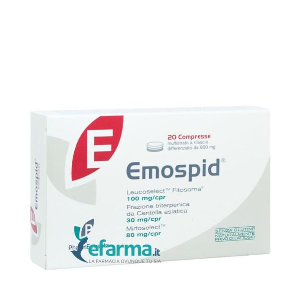 Emospid Integratore Microcircolo e Gambe Pesanti 20 Compresse — confronto prezzi
