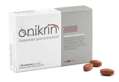 Onikrin Integratore Capelli e Unghie Fragili 30 Compresse — confronto prezzi