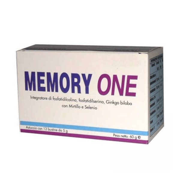 Memory One Integratore per memoria e funzioni cognitive 12 bustine