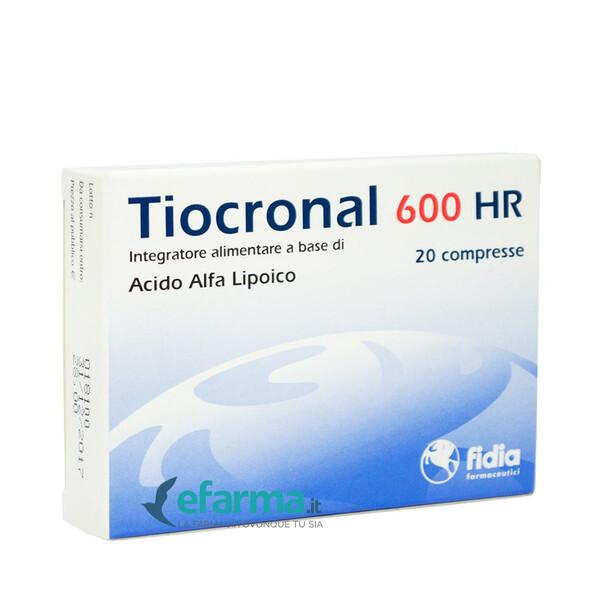 Tiocronal 600 HR Integratore Antiossidante 20 Compresse