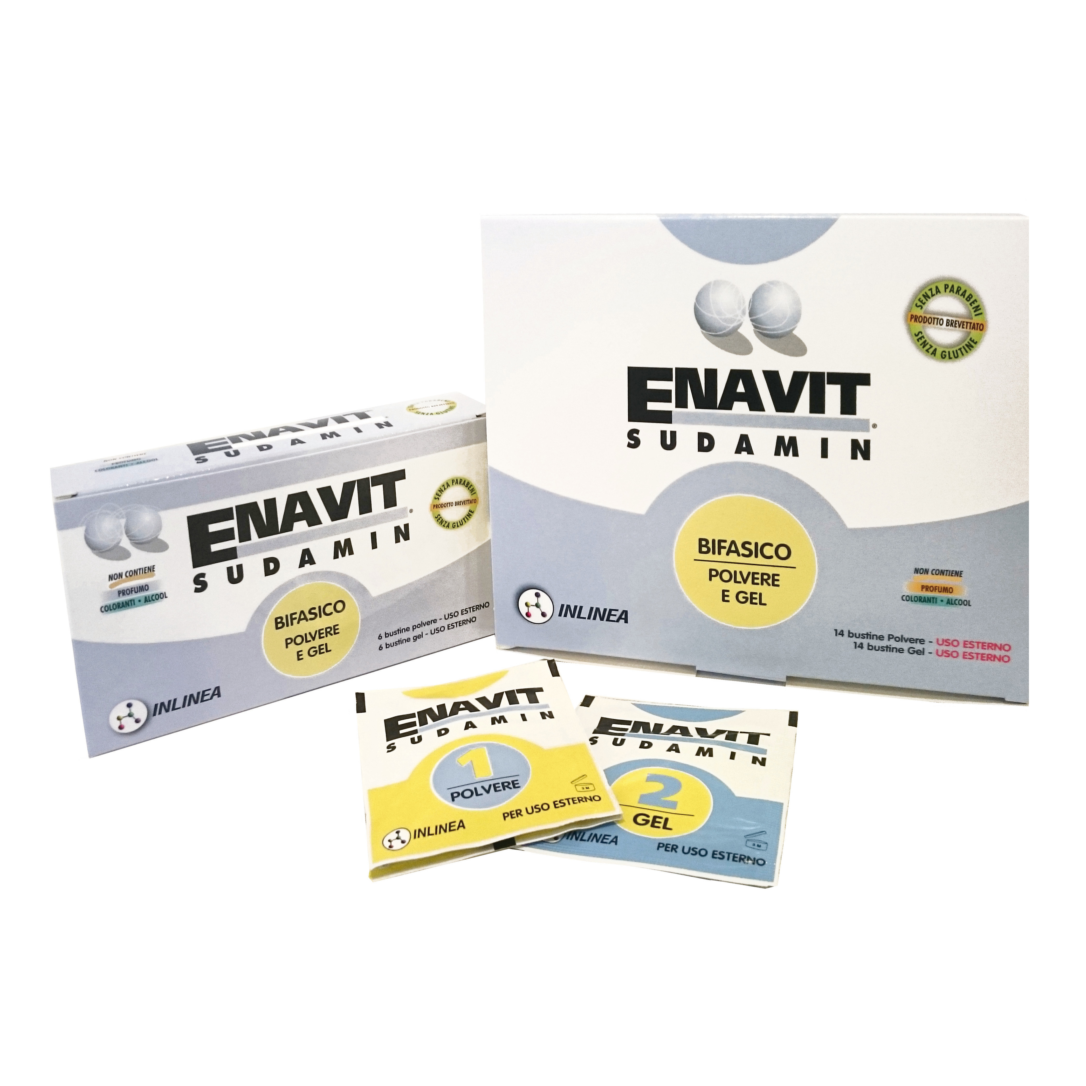Enavit sudamin polvere 14 bustine + gel 14 bustine