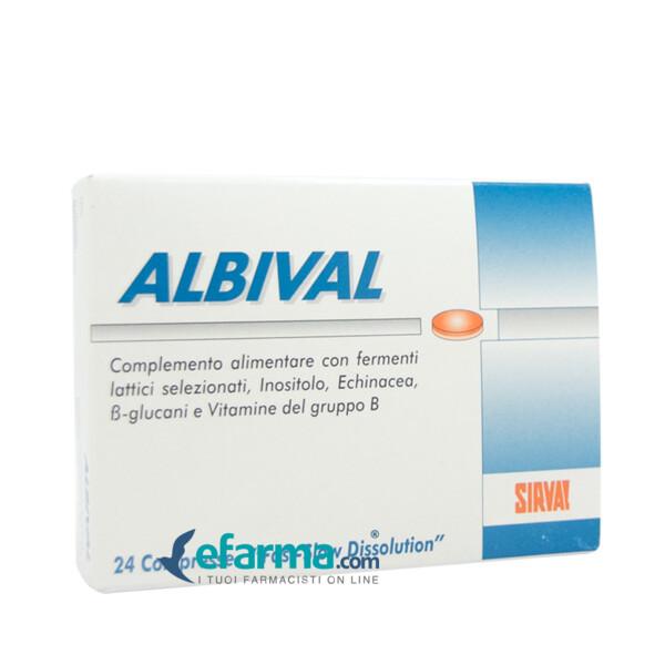 Albival Integratore Di Fermenti Lattici 24 Compresse