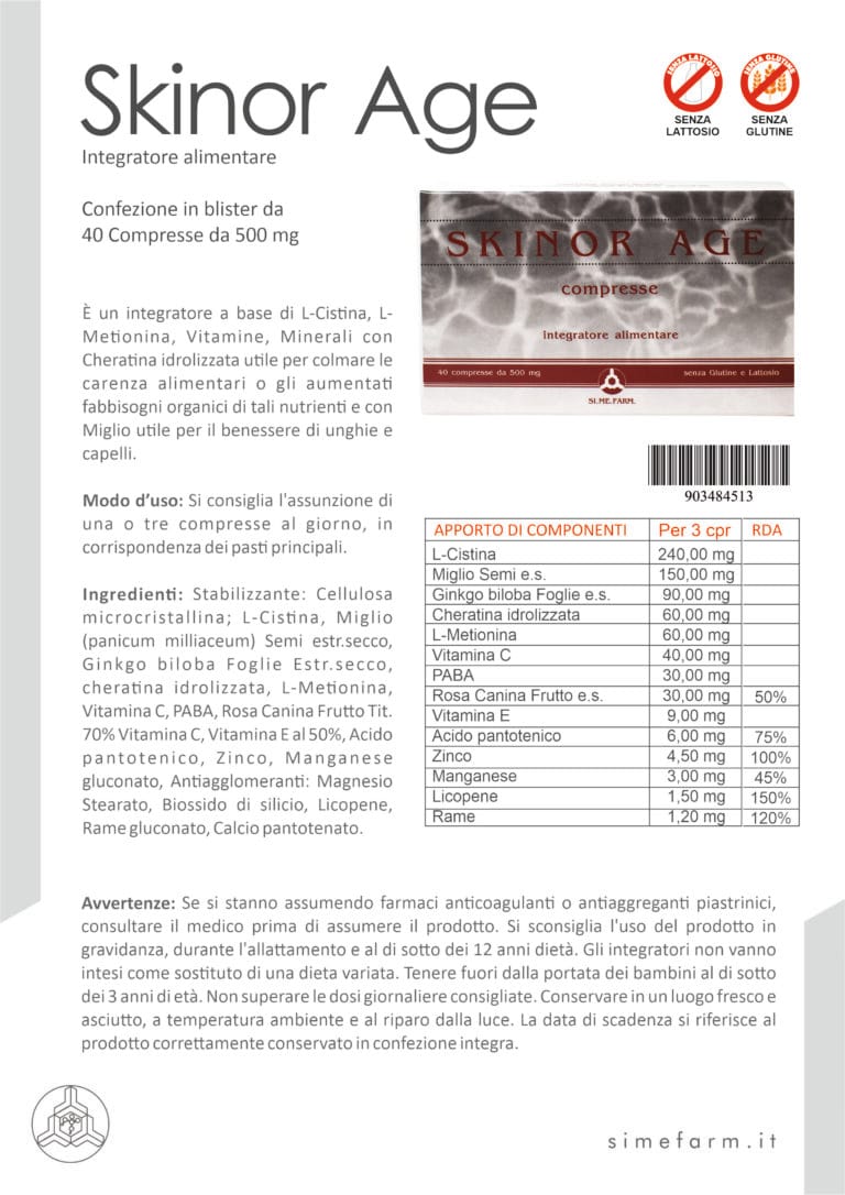Skinor age gel 50 ml — confronto prezzi