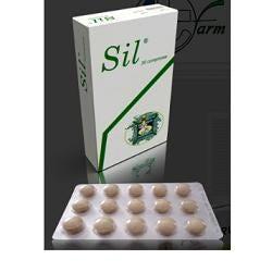 Sil Silimarina+Vitamina E Integratore Antiossidante 30 Compresse