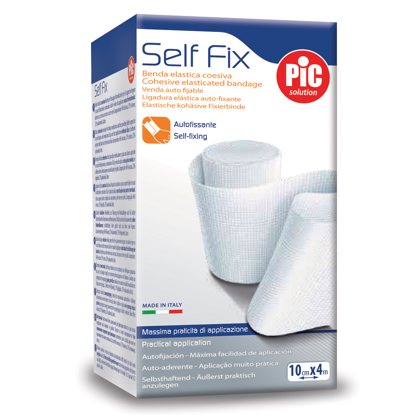 Benda elastica autoadesiva pic self fix 4x400 cm fustella — confronto prezzi