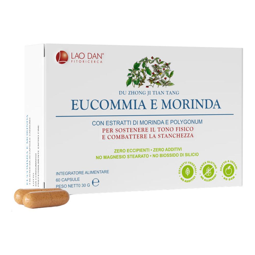 Eucommia E Morinda Integratore Per Sostenere Il Tono Fisico E Combattere La Stanchezza 60 Capsule