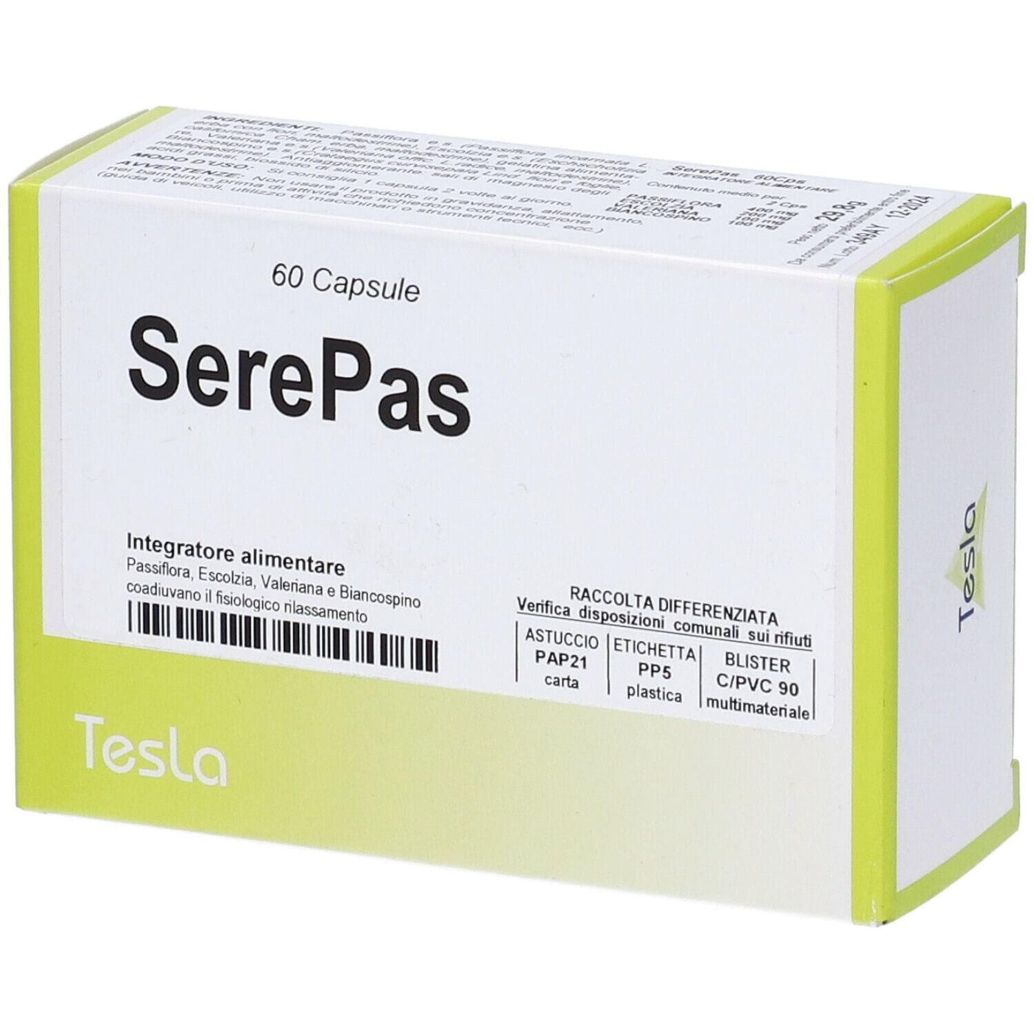 Serepas 60 capsule 32,87 g
