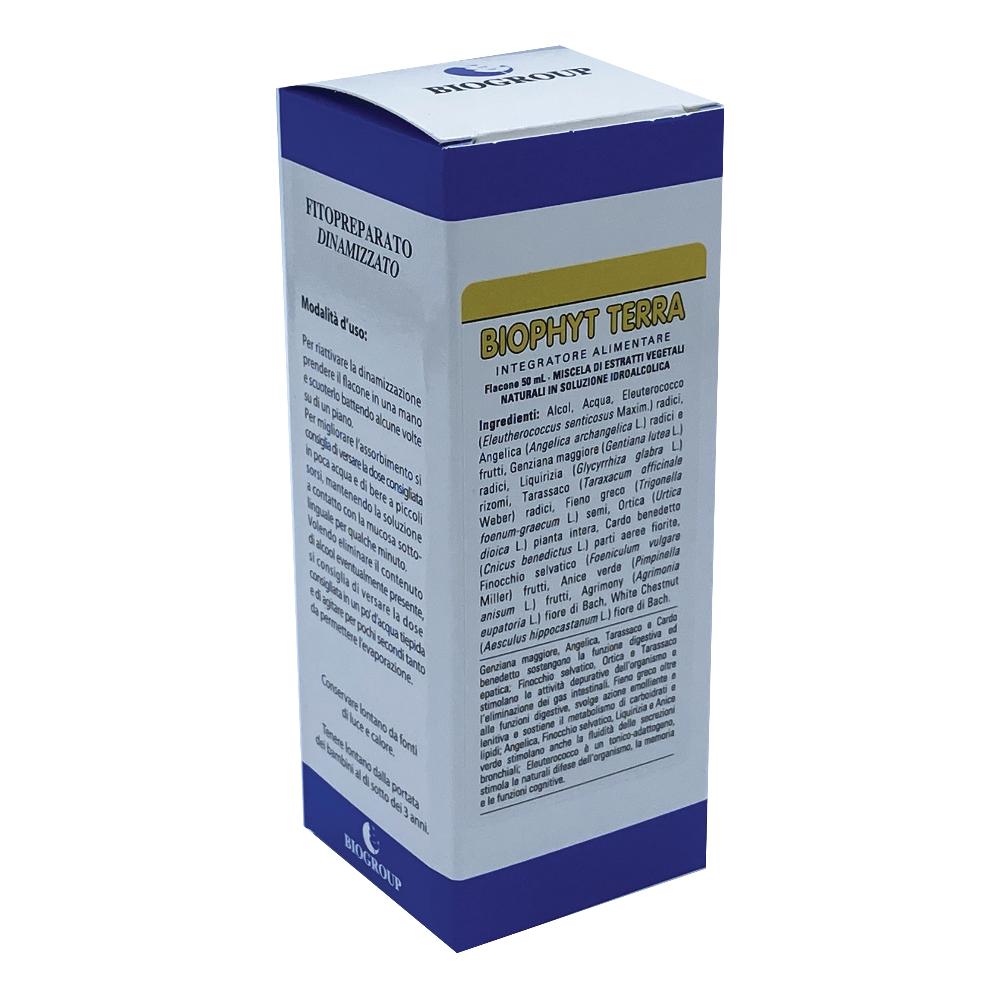 Biophyt Terra Integratore Per La Funzione Intestinale Soluzione Idroalcolica 50ml — confronto prezzi