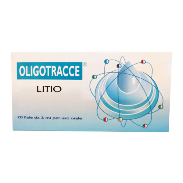 Oligotracce Litio Integratore di Litio 20 Fiale da 2 ml
