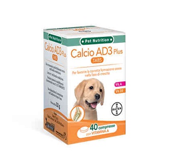 Calcio ad3 solubile sviluppo 40 compresse altamente appetibili