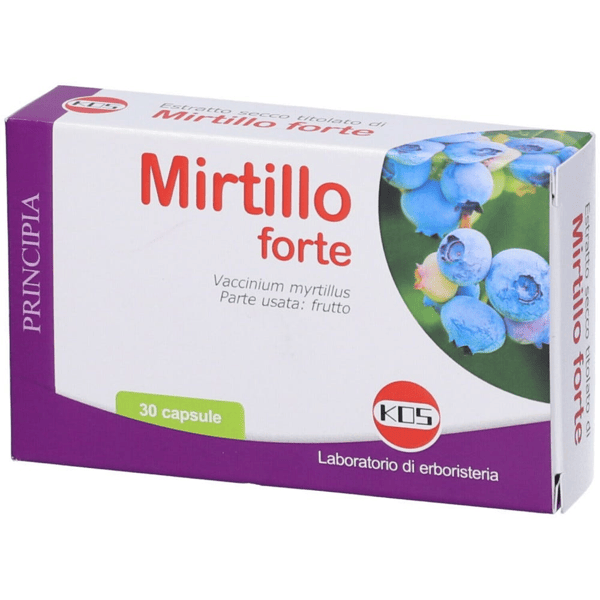 Mirtillo Forte Integratore di Estratto Secco di Mirtillo 30 Capsule