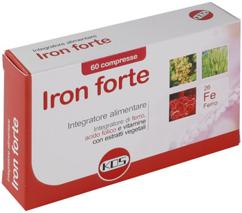 Kos Iron Forte Integratore Ferro Acido Folico e Vitamine, 60 Compresse — confronto prezzi