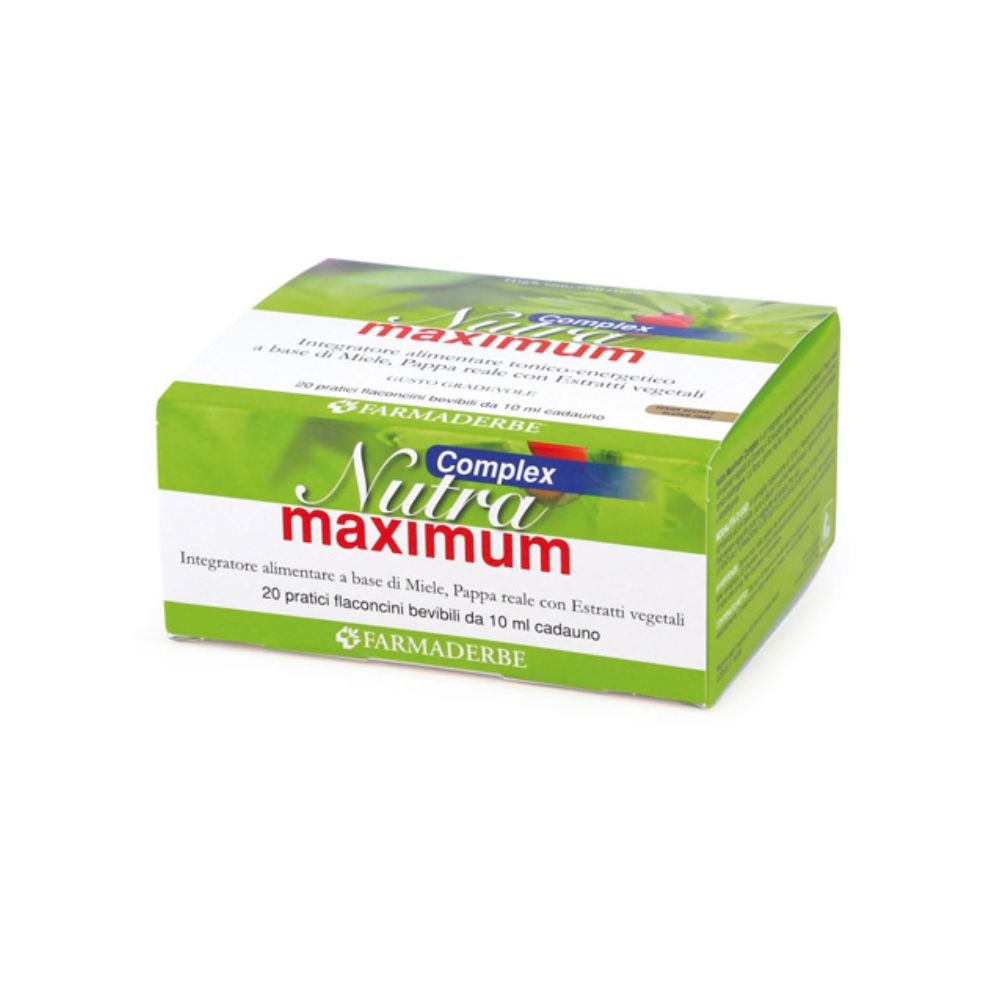 Farmaderbe Nutra Maximum Complex Integratore Alimentare, 20 flaconcini — confronto prezzi