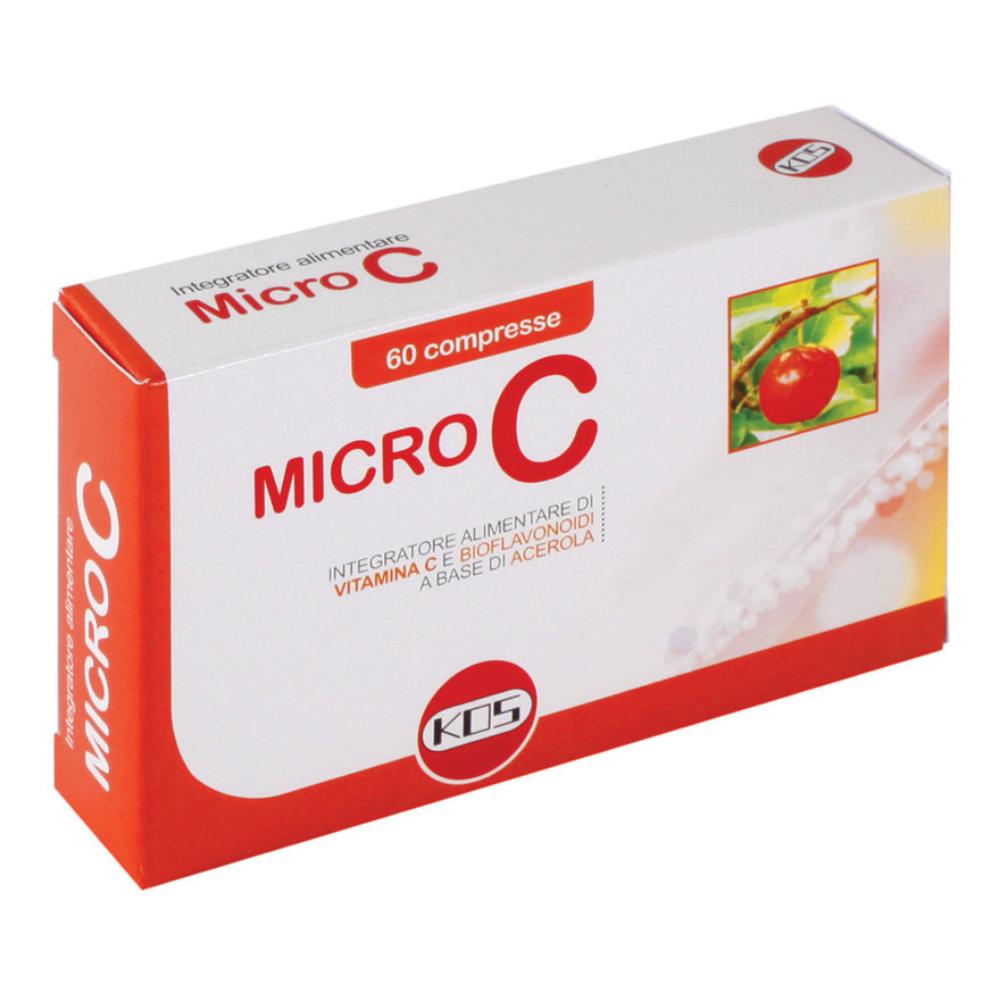 Kos Micro C Integratore di Vitamina C e Bioflavonoidi, 60 Compresse