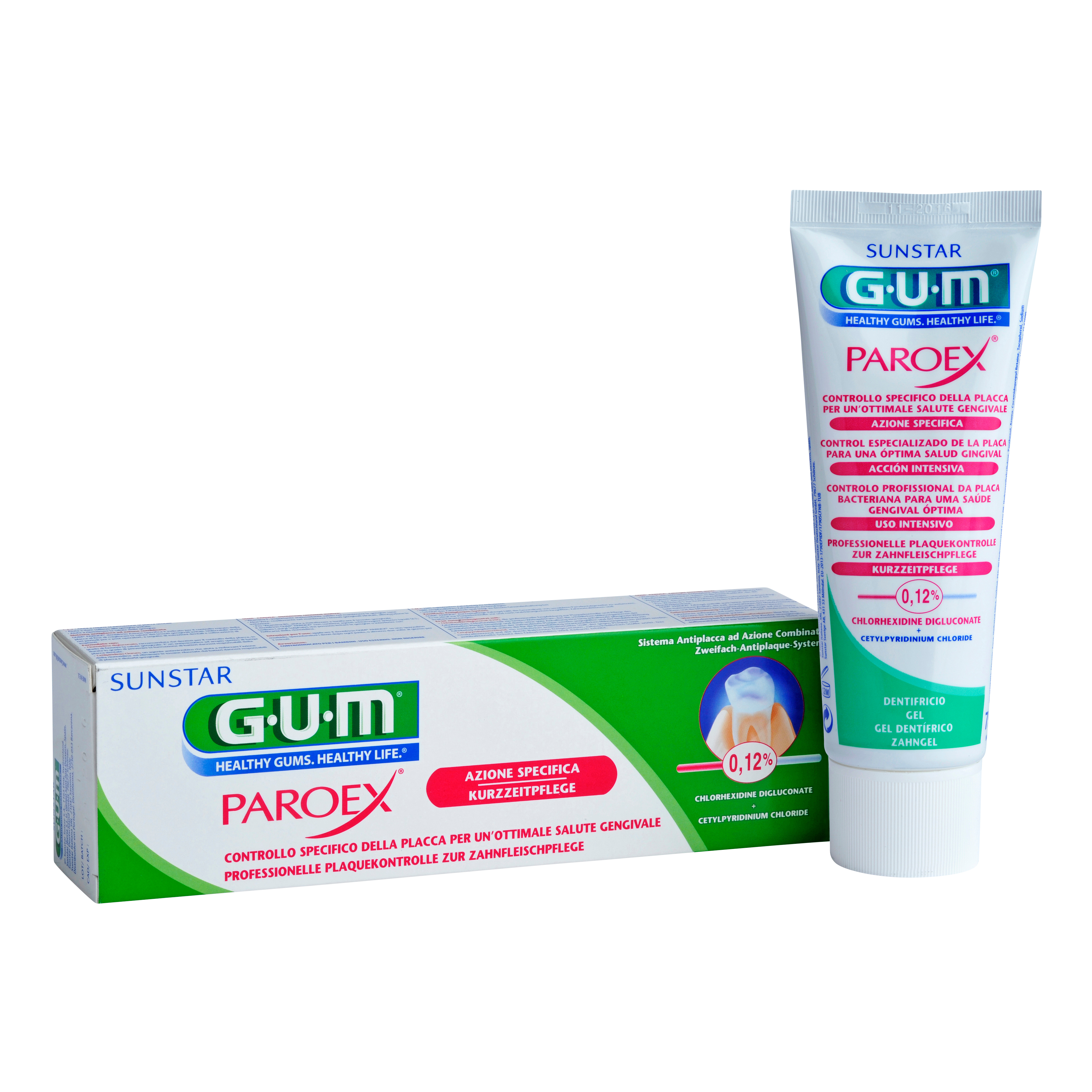 Paroex dentif.gel chx 0,12% 75ml