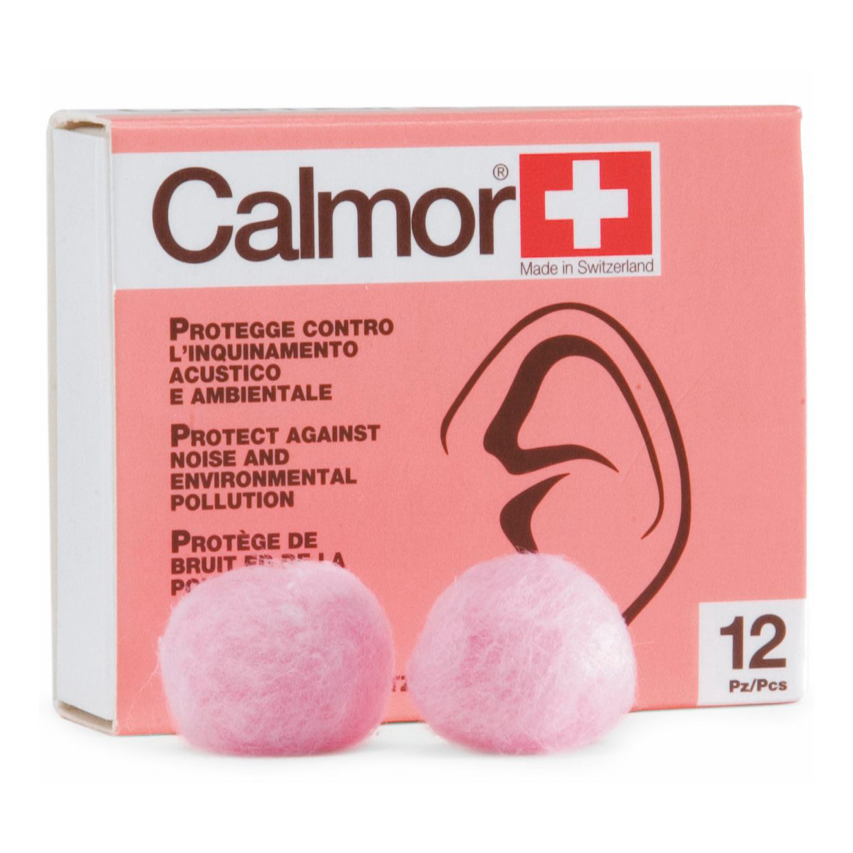 Tappo auricolare antisuono in cera naturale calmor 12 pezzi codice articolo 22038