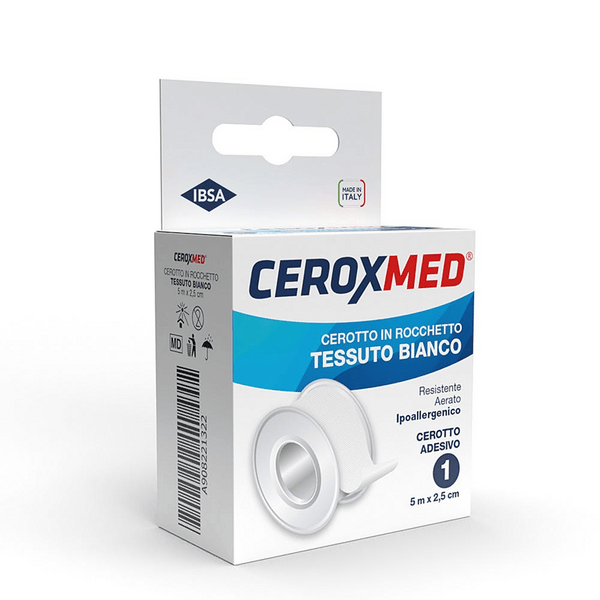 Ceroxmed Cerotto In Rocchetto Bianco m 5x2,5 cm