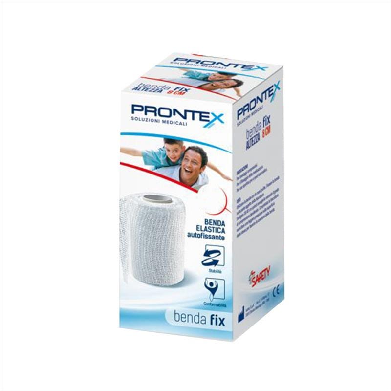 Prontex Benda Fix Elastica Autofissante Compressione Graduata Altezza 6 cm x 4 m