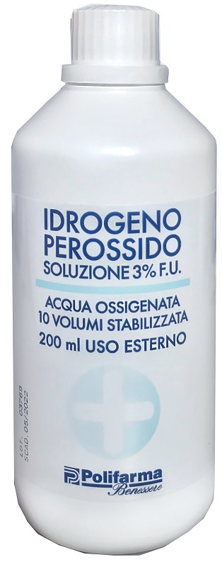 Perossido idrogeno 3% 200m polif