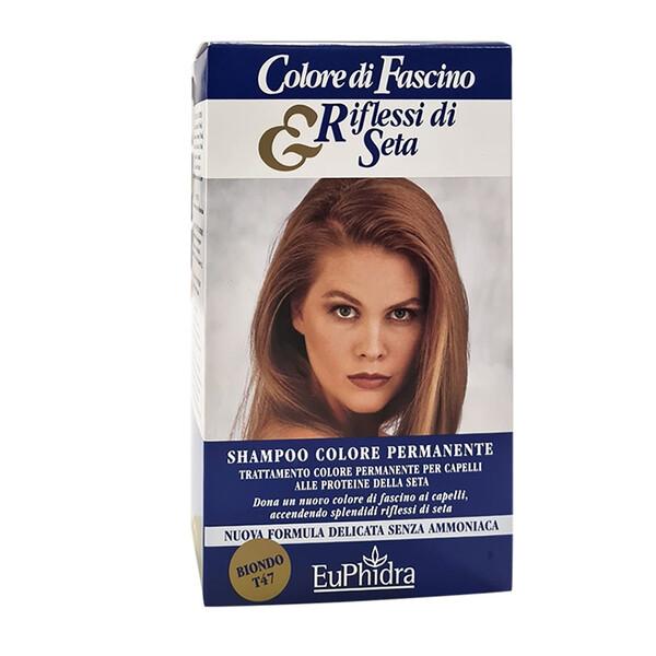 Euphidra Shampoo Colore Permanente Tintura n°47 Colore Biondo 120 ml