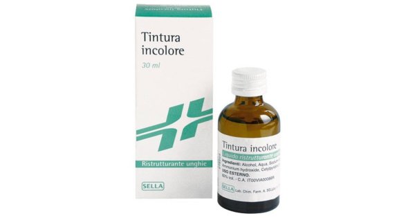 Sella Tintura incolore - Rinforzante per le unghie con tintura incolore 30ml sella, 30 ml