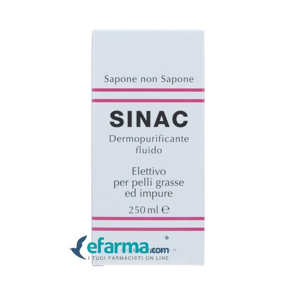 Sinac Dermopurificante Fluido Sapone non Sapone Pelle Grassa 250 ml