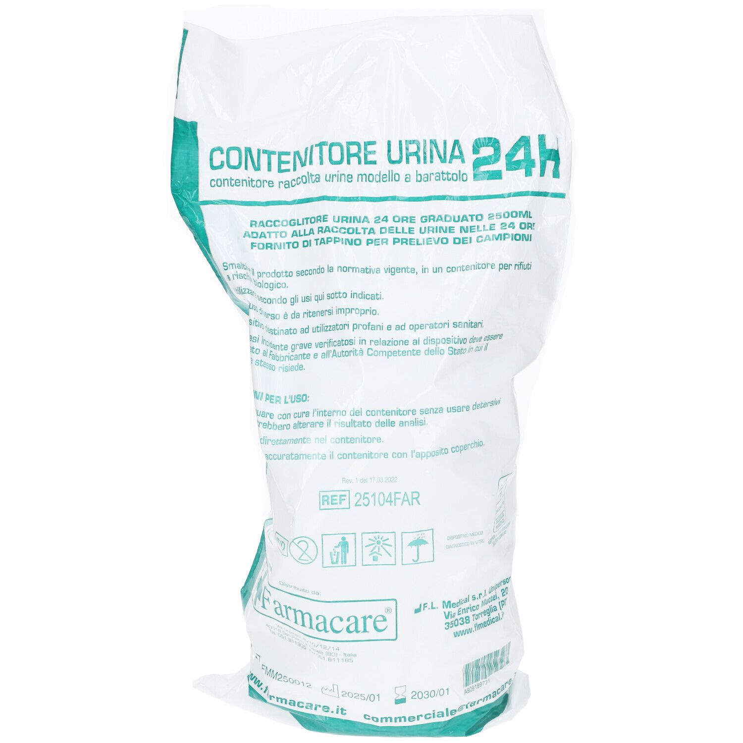Farmacare Contenitore Urina 24H — confronto prezzi