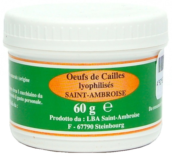 Vegetal Progress Uova Di Coturnice Liofilizzate Integratore Tonico E Ricostituente Polvere Orale 60 Grammi