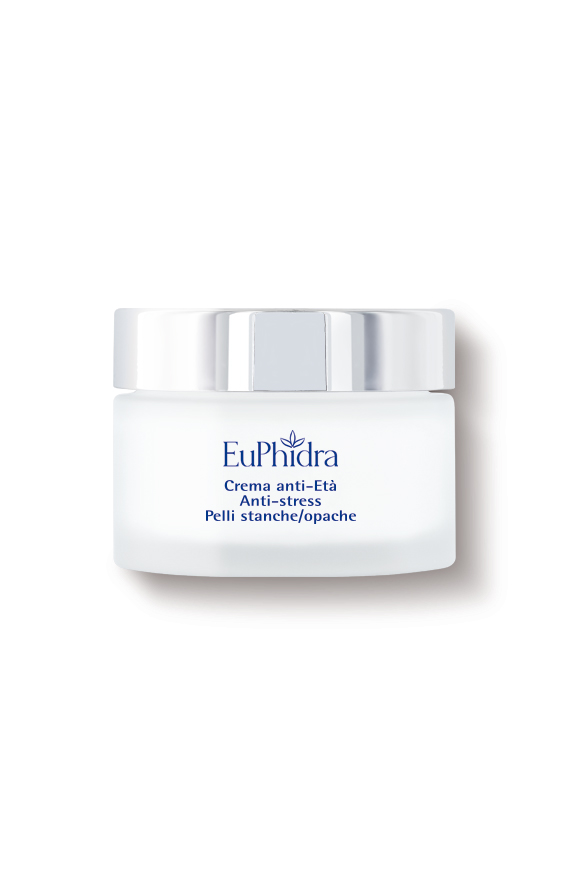 Euphidra Skin Crema Viso Anti-Age e Anti-Stress per Pelli Stanche ed Opache 40 ml