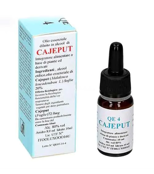 Quintessenza, QE4 Cajeput Gocce, 10 ml