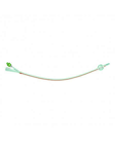 Catetere Foley Catetere Silicone 2 Vie CH18 Massimo Deflusso e Sicurezza 1 pezzo