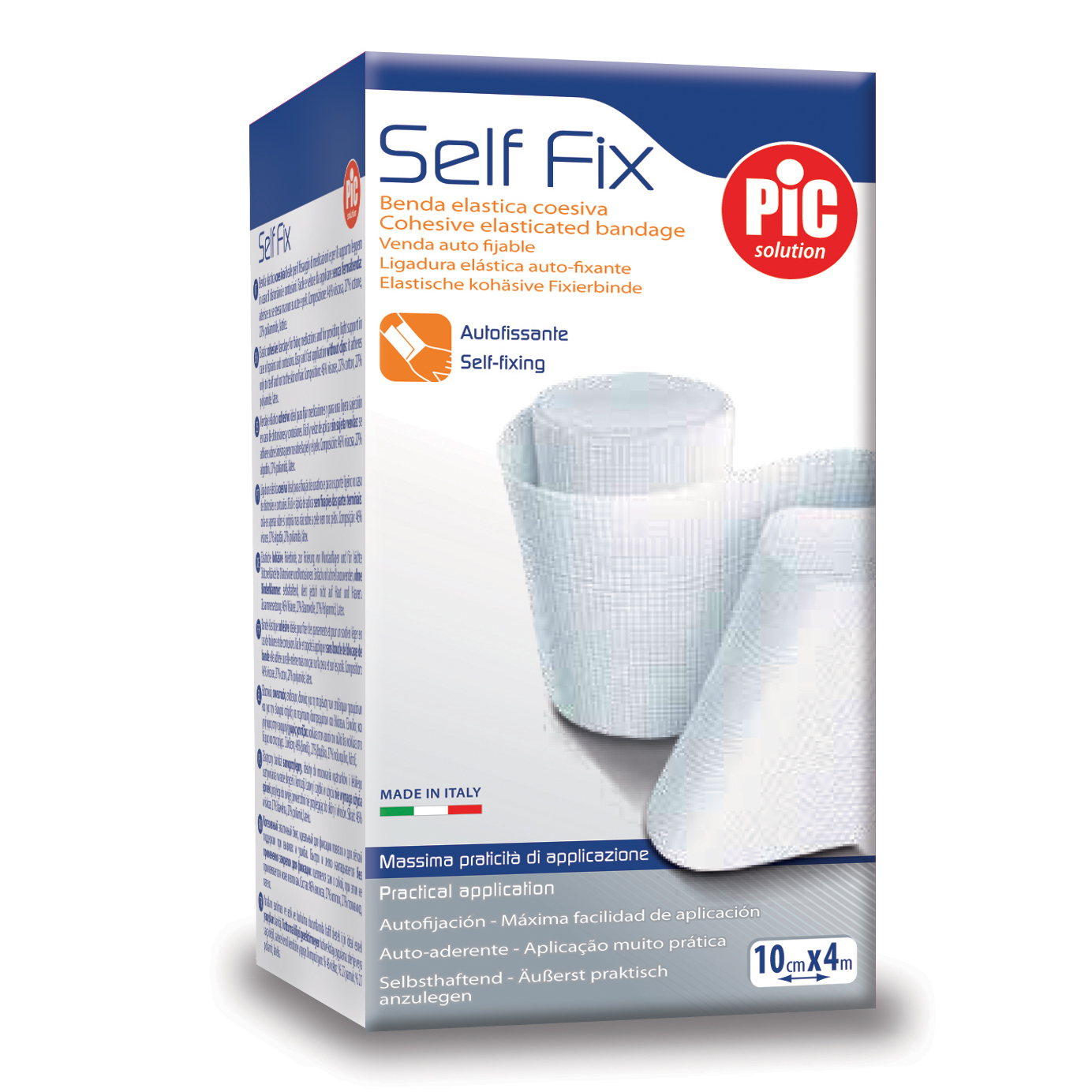 Benda elastica autoadesiva pic self fix 12x400 cm fustella — confronto prezzi